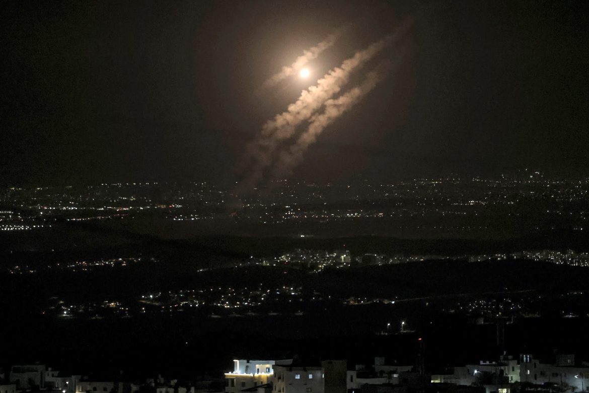 Iran launches 100 rockets on Jerusalem ,America lends military support to Israel.