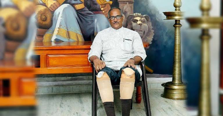 “Sadanandan Master, the two‐leg amputee BJP leader among four nominated to Rajya Sabha”