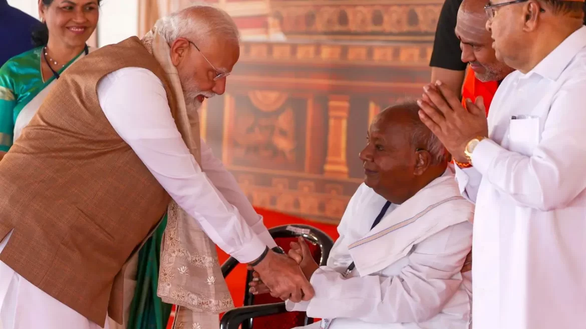 PM Narendra Modi Credits H D Devegowda for ‘Ragi Mudde’ Fame, Urges Youth to Embrace Millets
