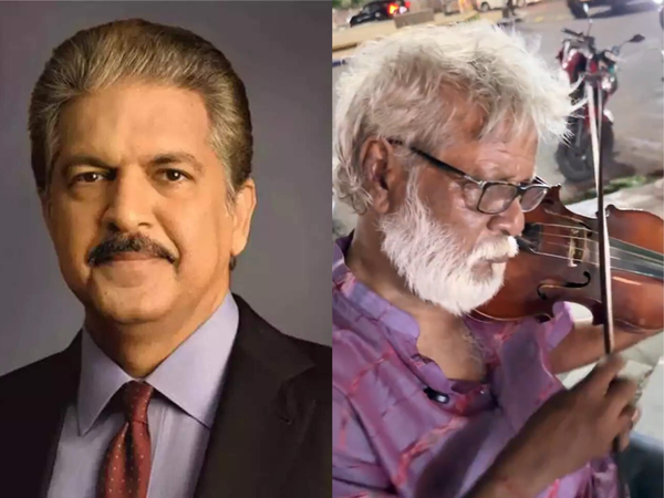 Anand Mahindra Offers Help to 80-Year-Old Musician Playing Broken Violin on Street